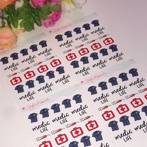 ParaMedic planner stickers Planner Stickers Medical Style Planner Stickers